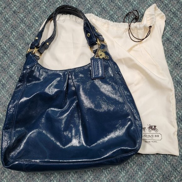 Navy Coach purse - Picture 1 of 1